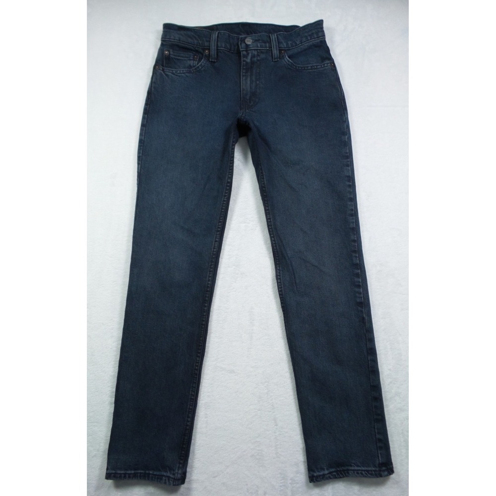 Levis 511 Jeans Mens Size 29 x 30 Blue Denim Slim Fit Straight Low Rise Stretch